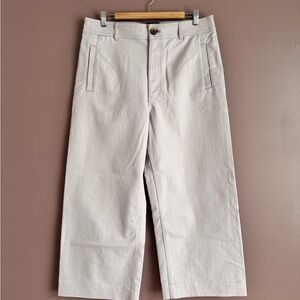 NWT - Club Monaco High Rise Cropped Twill Pants in Lavender- Size 14